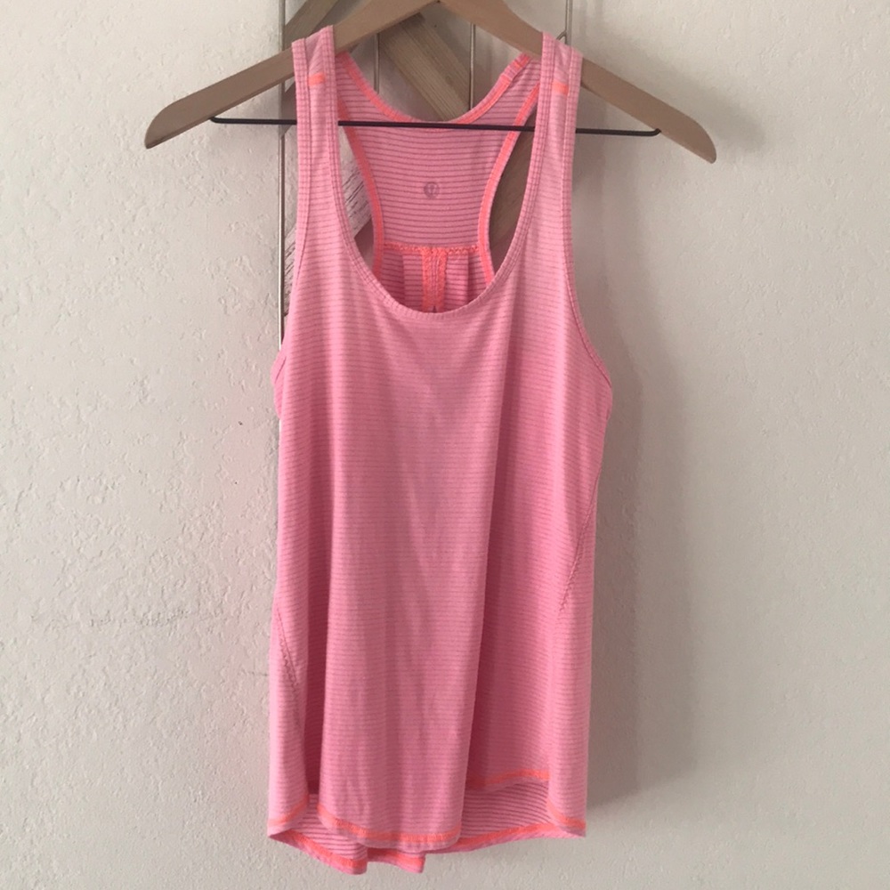 Lululemon athletica racerback slit tank top